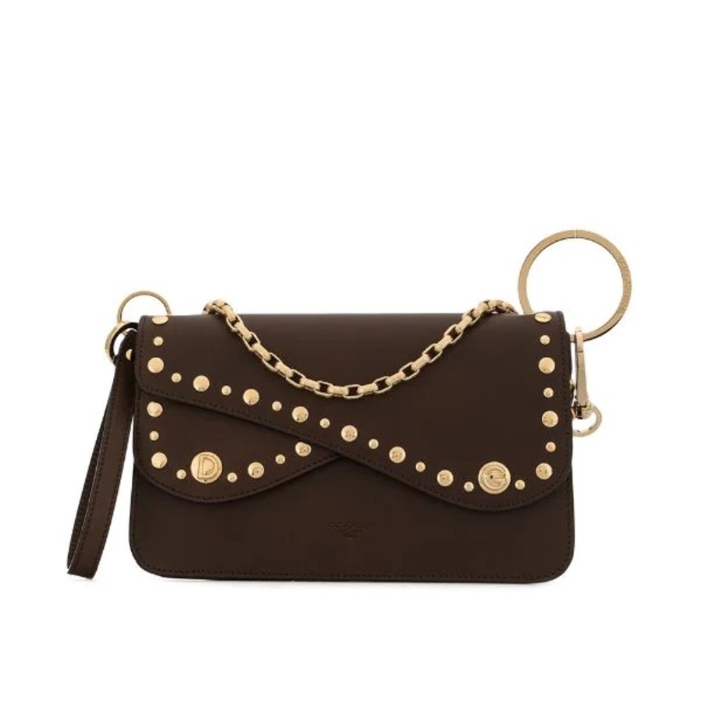 Dolce & Gabbana Biker studded shoulder bag